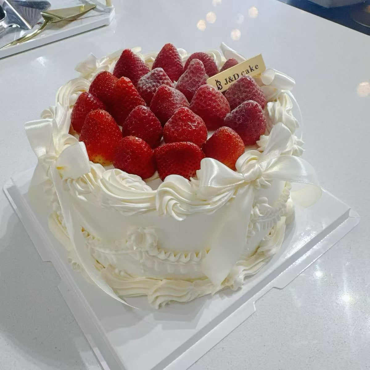 Strawberry Chiffon Cake